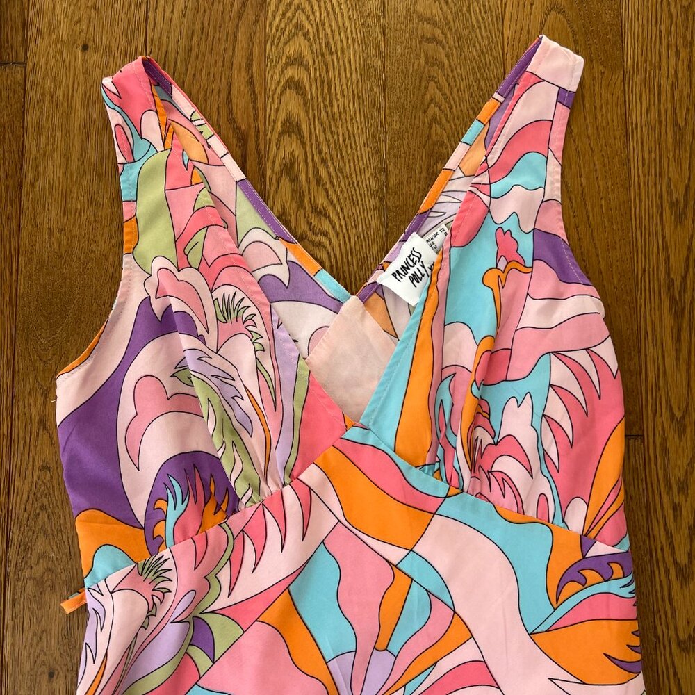 Princess Polly Multi-Color Psychedelic Mini Dress - Picture 3 of 8